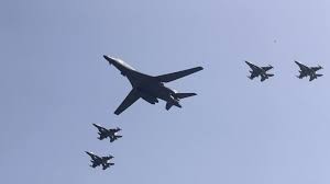 Máy bay ném bom Mỹ ở Hàn Quốc (ảnh minh họa).
