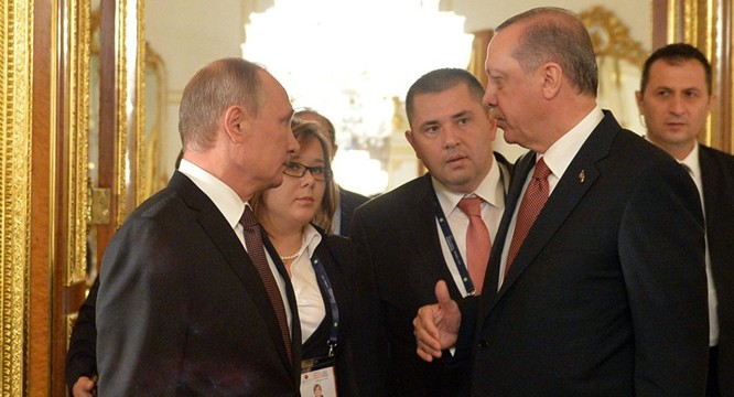 Ông Putin và ông Erdogan.