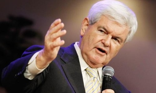 Newt Gingrich có thể là Ngoại trưởng Mỹ. Ảnh: Telegraph.