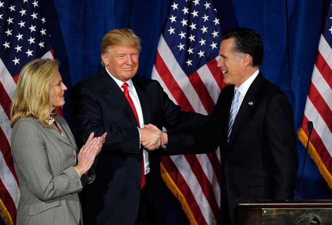 Donald Trump và Mitt Romney bàn kỹ tình hình thế giới ảnh 1