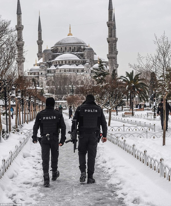 Gi á lạnh ở thủ đô Istanbul của Thổ Nhĩ Kỳ.