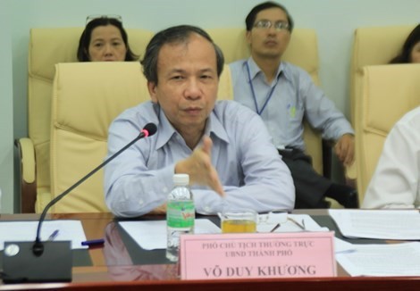 ng Võ Duy Khương (phó Chủ tịch thường trực UBND TP Đà Nẵng) tại cuộc họp với Đoàn Ủy ban kinh tế - ngân sách của Quốc hội.