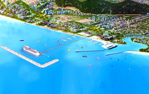 Phối cảnh dự án cảng biển du lịch Phú Quốc