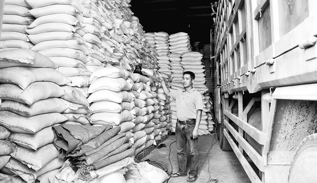 Theo thống kê của Sở Công thương Lào Cai, hiện còn khoảng 40-50 nghìn tấn gạo đang bị ùn tắc trong các kho chứa tạm và trên xe ô-tô tại cửa khẩu phụ Bản Vược và lối mở Bản Quẩn.