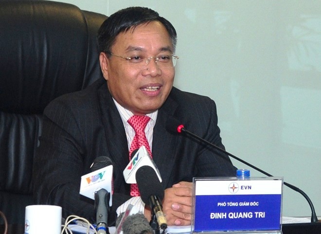 Ông Đinh Quang Tri, Phó tổng giám đốc Tập đoàn Điện lực Việt Nam (EVN)