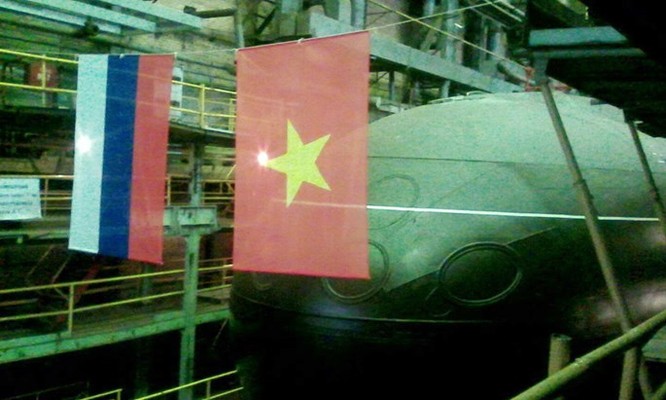 Chùm ảnh lễ hạ thuỷ chiếc tàu ngầm Kilo cuối cùng của Việt Nam ảnh 5