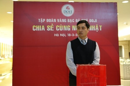 Ông Dương Anh Tuấn - Phó tổng giám đốc phụ trách kỹ thuật -Tập đoàn Vàng bạc Đá quý DOJI