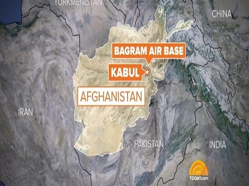Vị trí của căn cứ không quân Bagram, Mỹ tại Afghanistan