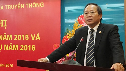 Thứ trưởng Trương Minh Tuấn phát biểu tại Hội nghị.
