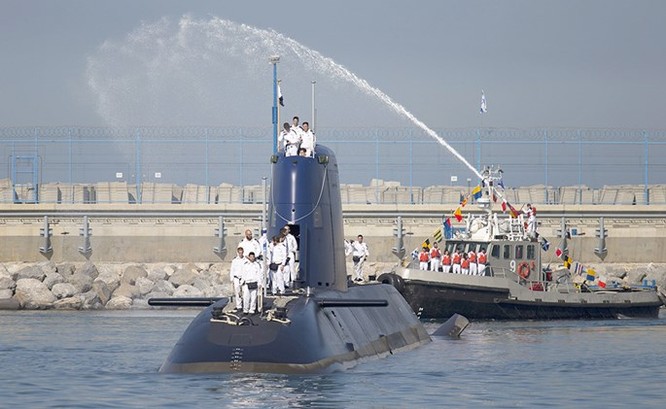 Clip uy lực ghê gớm tàu ngầm mới nhất Israel nhận từ Đức ảnh 1
