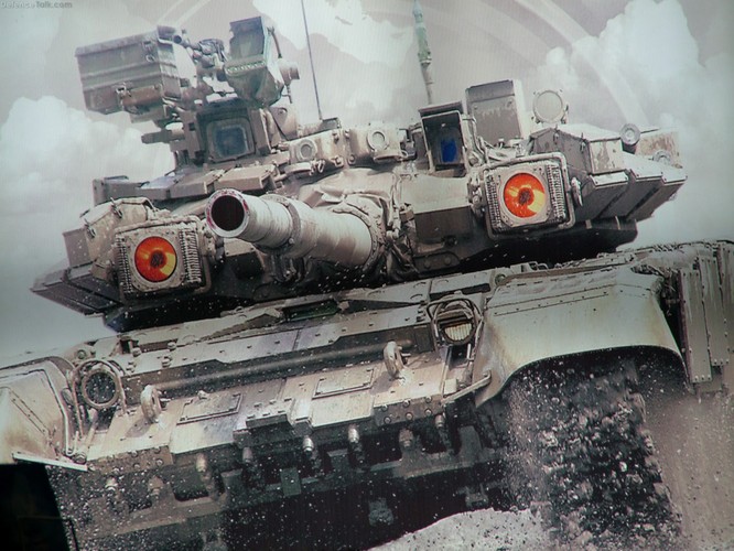 Hệ thống Shtora lắp trên tăng T 90A của Nga