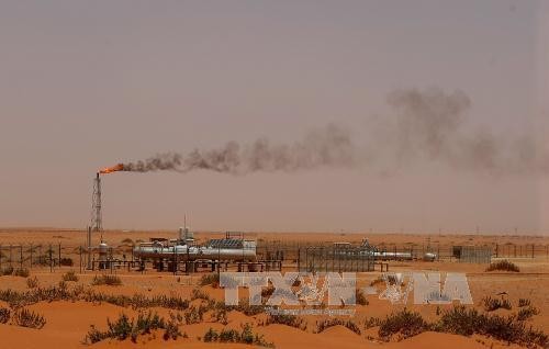 Cơ sở khai thác dầu của Công ty Aramco ở Khouris, Saudi Arabia. Ảnh: AFP/TTXVN.