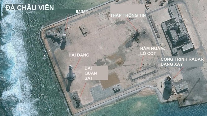 Trung Quốc có thể đang lắp radar cực mạnh trên đá Châu Viên ảnh 2