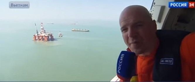 Video cận cảnh dàn khoan dầu khí của Nga trên biển Việt Nam ảnh 1