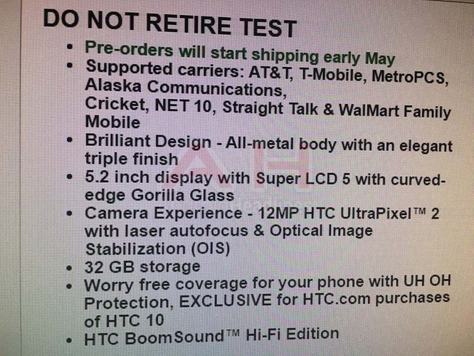 Tất tật thông tin về HTC 10 trước giờ G ảnh 3