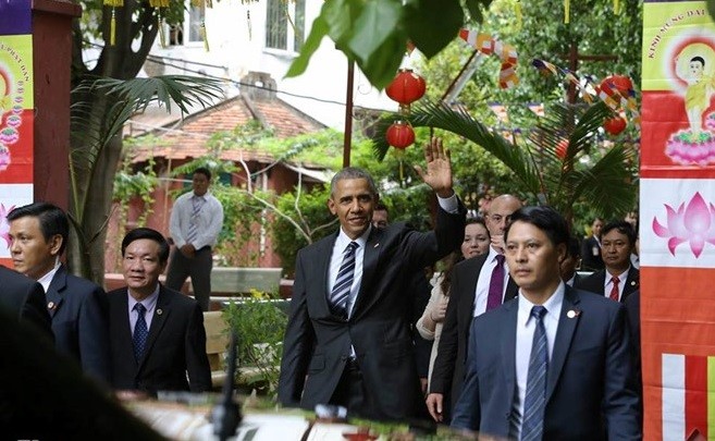 Sài Gòn nồng nhiệt chào đón Tổng thống Obama ảnh 4