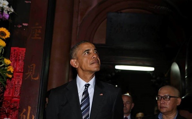 Sài Gòn nồng nhiệt chào đón Tổng thống Obama ảnh 7