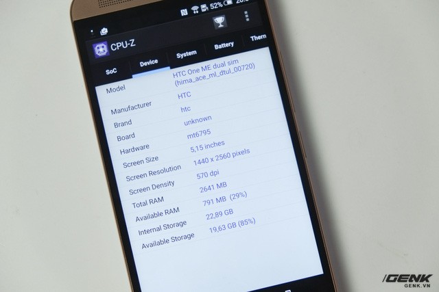 Mở hộp HTC One ME: Đối thủ mới của Galaxy J7 Prime và Oppo F1s, màn hình 2K, giá 6.29 triệu ảnh 27