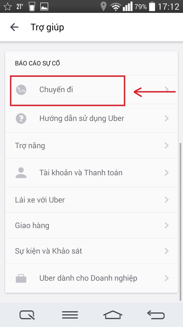 Làm gì khi gặp lỗi thanh toán trên ứng dụng Uber? ảnh 3