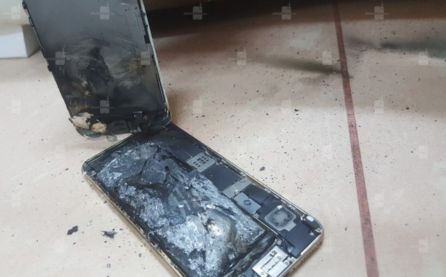 Lại xuất hiện trường hợp iPhone 6s bị nổ trong khi đang sạc pin ảnh 1