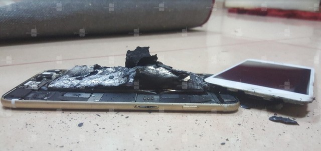 Lại xuất hiện trường hợp iPhone 6s bị nổ trong khi đang sạc pin ảnh 3