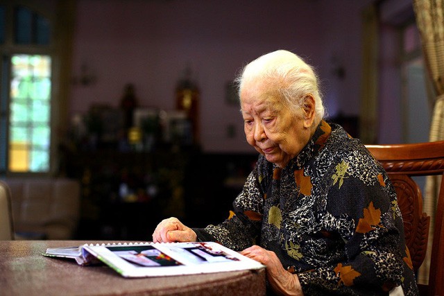 Cụ bà Hoàng Thị Minh Hồ (1914 - 2017). Nguồn: Gia đình