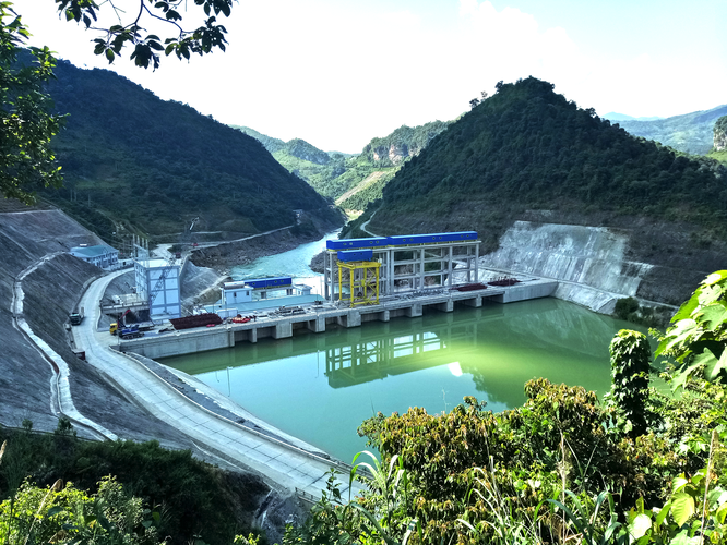 Nhà máy thủy điện Bắc Mê, huyện Bắc Mê, tỉnh Hà Giang (Nguồn: Vietracimex)