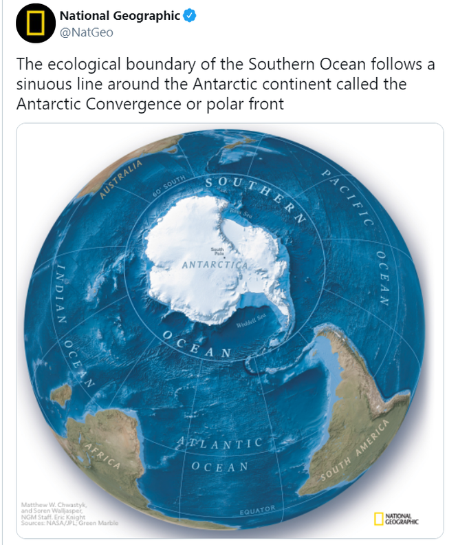 Hiệp hội Địa lý quốc gia Mỹ: Trái đất có thêm một đại dương mới ảnh 1