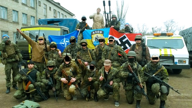 Lính tình nguyện cực hữu Ukraine tham gia chiến dịch thanh trừng ở miền đông