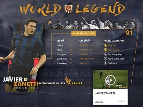 Điểm mặt 10 danh thủ huyền thoại vừa xuất hiện trong FIFA Online 3 ảnh 2