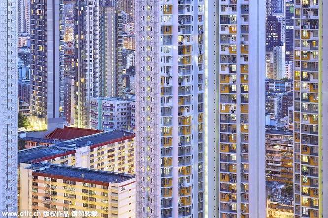 Khó tin trước mật độ công trình kiến trúc dày đặc ở Hồng Kông ảnh 3