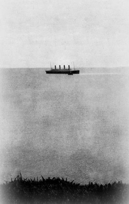 The last photograph of the Titanic afloat, 1912