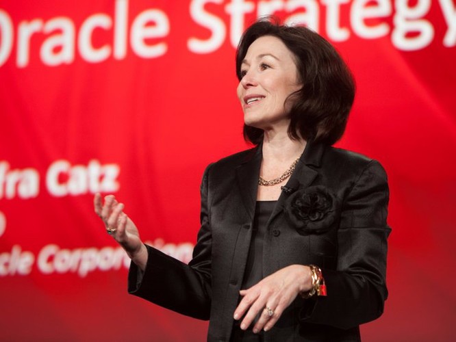 Safra Catz, CEO Oracle. Ảnh: CNBC