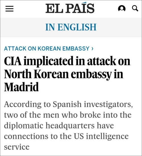  CIA tập kích sứ quán Triều Tiên tại Madrid để cướp tài liệu về cuộc gặp Donald Trump – Kim Jong Un ở Hà Nội? ảnh 2