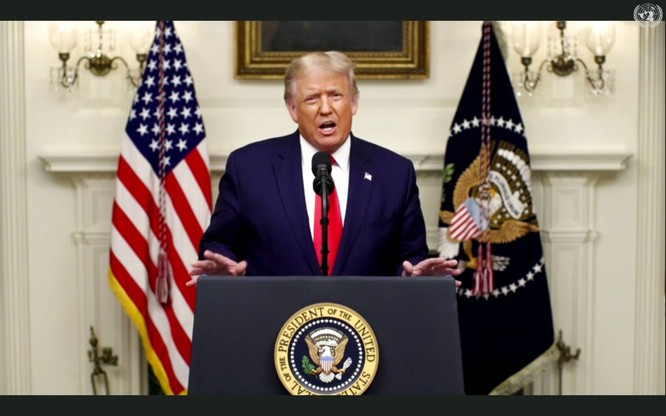 Trước Liên Hợp Quốc, ông Trump 12 lần phê phán đích danh Trung Quốc, ông Tập ngầm chỉ trích Mỹ ảnh 2