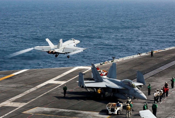 Ngay sau khi ông Biden nhậm chức, Mỹ đưa cụm tác chiến tàu sân bay tới Biển Đông đối phó Trung Quốc ảnh 1