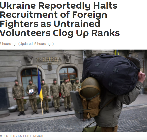 Vì sao Ukraine ngừng tuyển mộ các chiến binh nước ngoài và đình chỉ hoạt động "Binh đoàn quốc tế"? ảnh 1