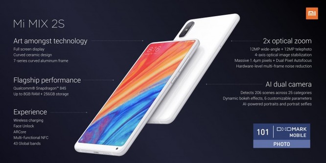 Xiaomi Mi Mix 2s chính thức ra mắt: khả năng dịch trực tiếp rất ấn tượng ảnh 2