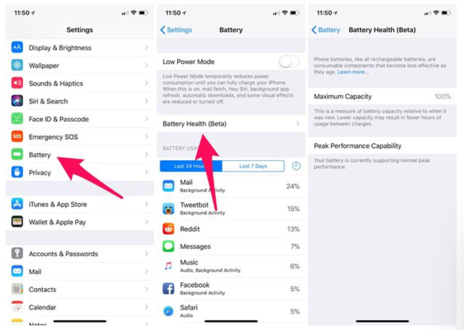 Làm thế nào để kiểm tra "sức khỏe" pin và tắt tính năng làm chậm iPhone trên iOS 11.3? ảnh 1