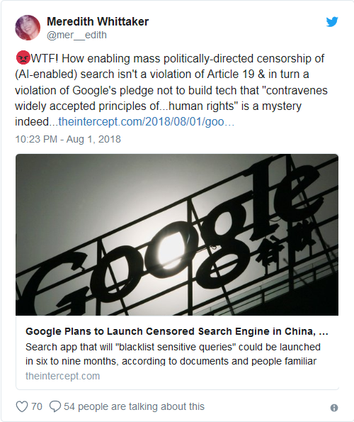 Google âm thầm xây dựng công cụ tìm kiếm riêng, dưới sự kiểm duyệt của chính phủ Trung Quốc. ảnh 2