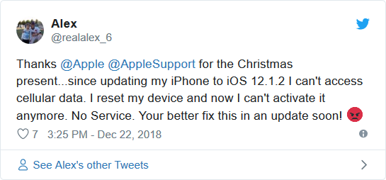 iOS 12.1.2 trên iPhone có lỗi kết nối nghiêm trọng ảnh 3