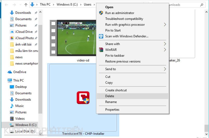 Hướng dẫn làm trong suốt thanh taskbar trên Windows 10 ảnh 1