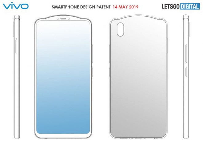 Vivo đăng ký sáng chế smartphone với 2 tai thỏ nhô hẳn ra ngoài ảnh 1