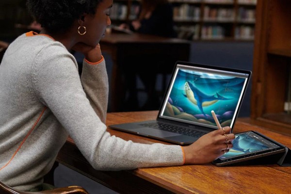 Với iPadOS, những chiếc iPad cũng có thể kết hợp với bút Pencil và máy tính Mac để trở thành một bàn vẽ. Đây là tính năng mà chắc chắn các chuyên viên xử lý đồ họa hay các nhà thiết kế sẽ thường xuyên sử dụng. 