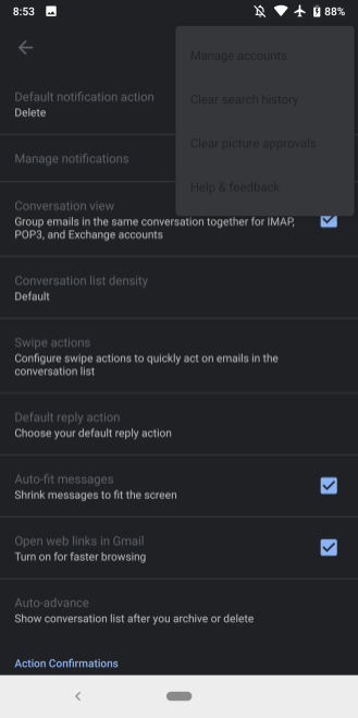 Ứng dụng Gmail trên Android được cập nhật giao diện Dark Mode ảnh 3