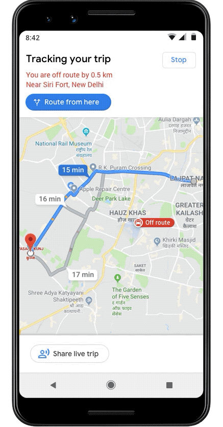 Đối phó với vấn nạn hiếp dâm, Google Maps tại Ấn Độ được bổ sung thêm tính năng cực hay ảnh 1