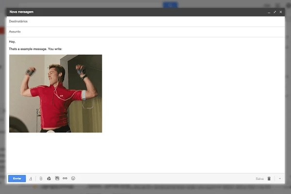 Cách chèn ảnh GIF động vào Gmail ảnh 1