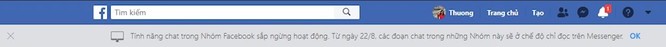 Tính năng chat trong Nhóm Facebook sắp ngừng hoạt động? ảnh 1
