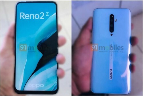 Reno 2Z là model đầu tiên của Oppo có 4 camera sau.