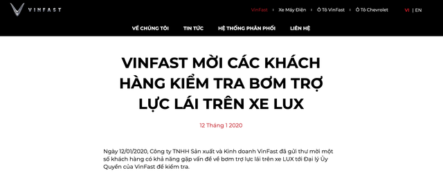VinFast Lux có “vấn đề” ở bơm trợ lực lái - 2 VinFast Lux có “vấn đề” ở bơm trợ lực lái - 2